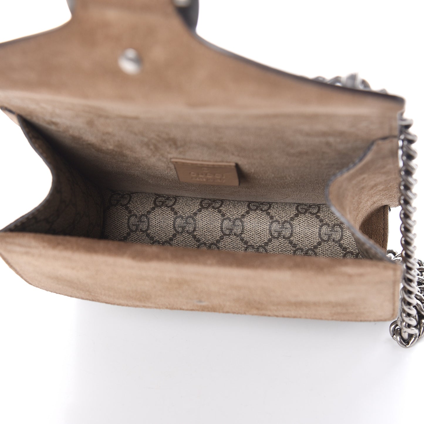 GG Supreme Monogram Mini Dionysus Shoulder Bag Taupe