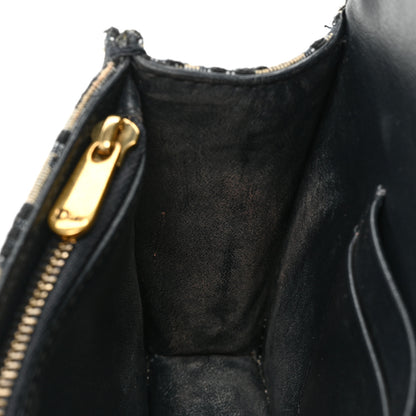 Christian Dior Oblique Saddle Belt Bag Blue 9 of 10