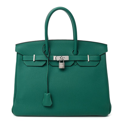 Hermes Togo Birkin 35 Malachite 1 of 9