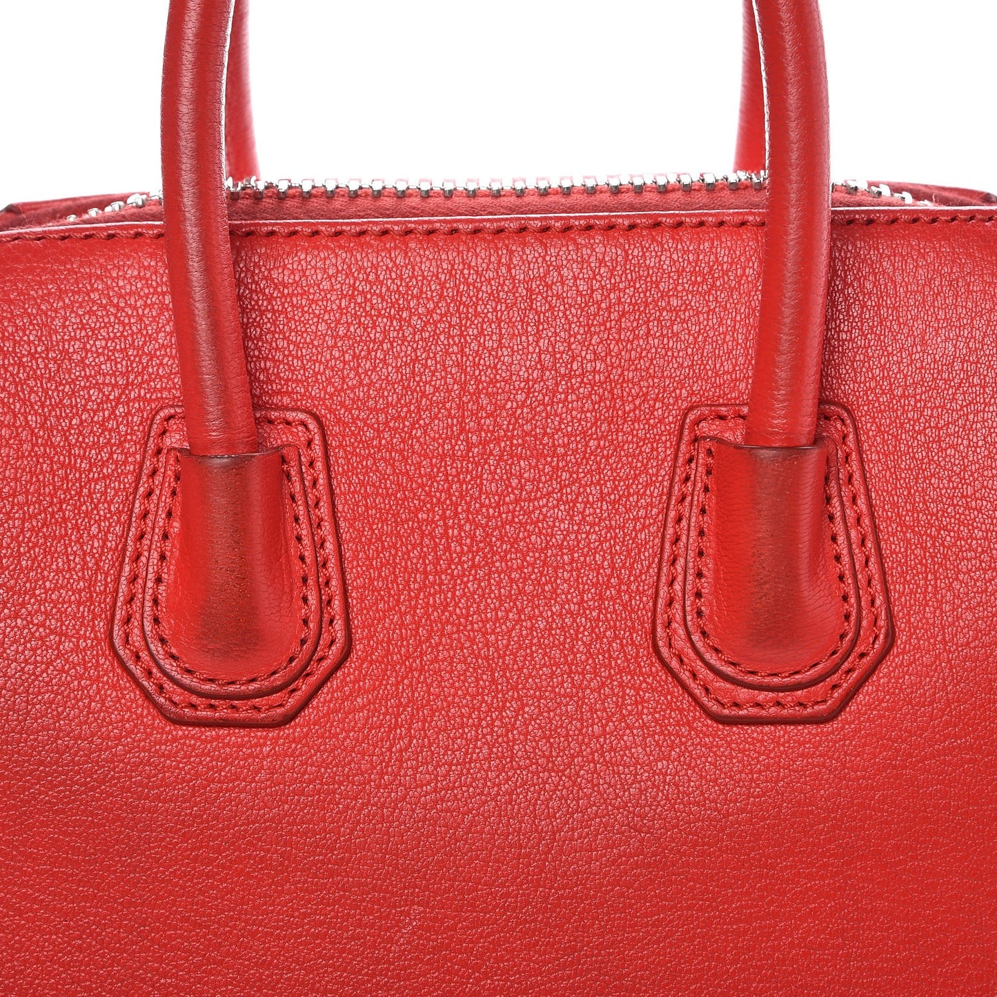 Sugar Goatskin Mini Antigona Red