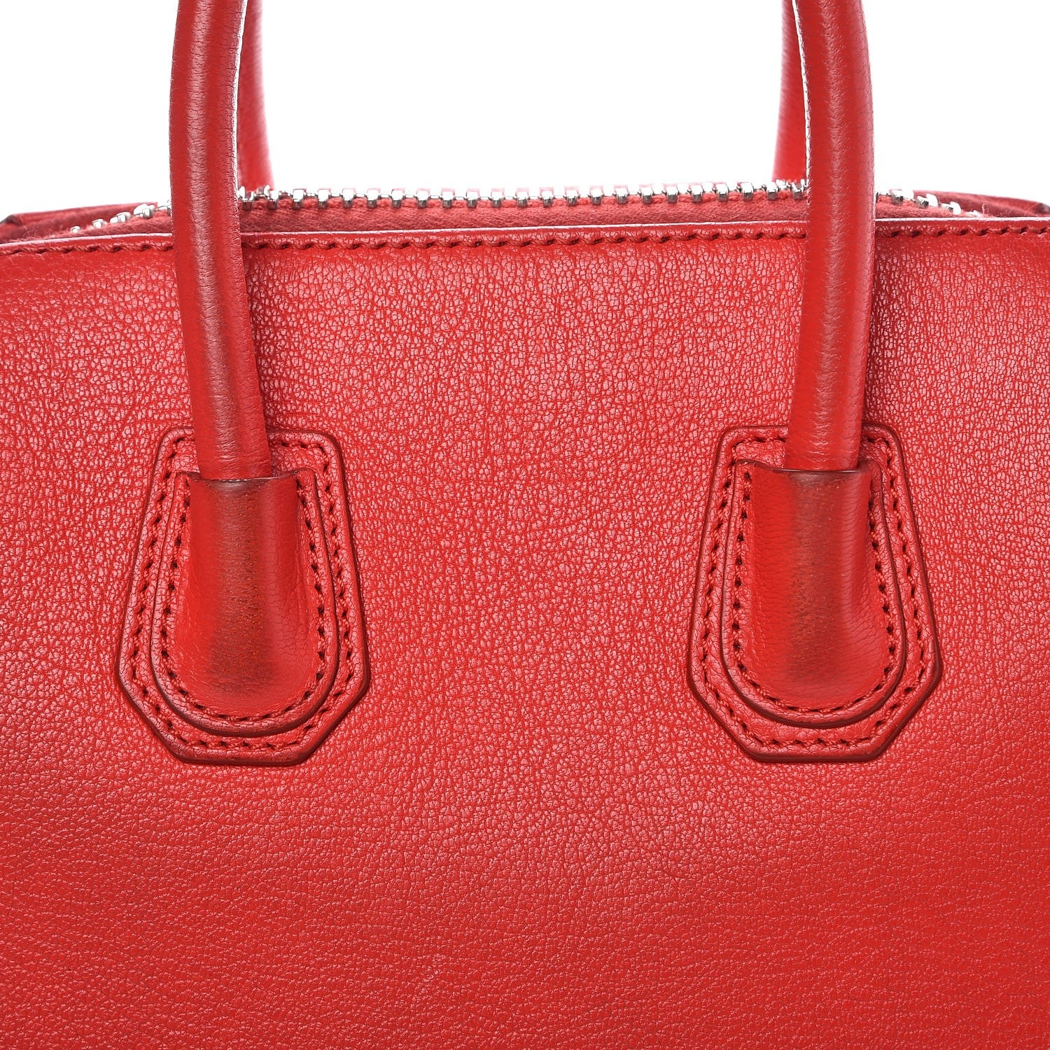 Givenchy Sugar Goatskin Mini Antigona Red 11 of 14