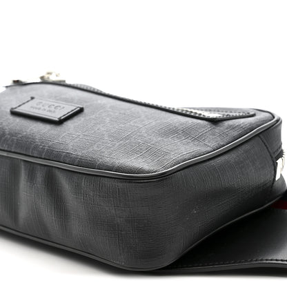 Gucci Soft GG Supreme Monogram Web Belt Bag Black Grey 10 of 10