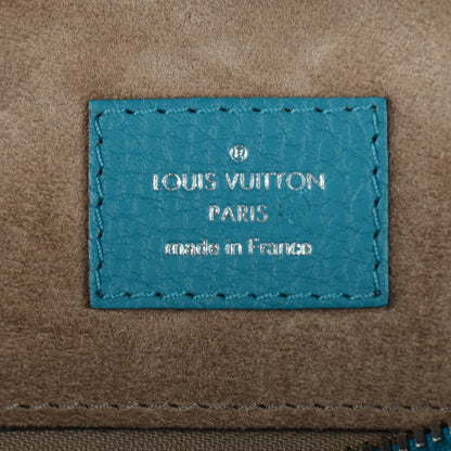 Louis Vuitton Taurillon Alma PM Bleu Canard 6 of 7