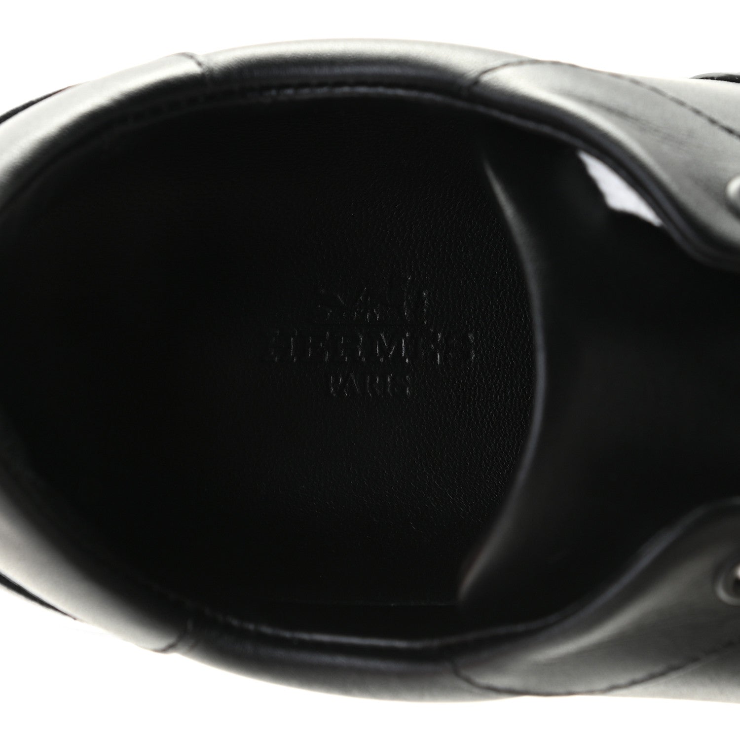 Hermes Calfskin Day Sneakers 37 Black 6 of 8