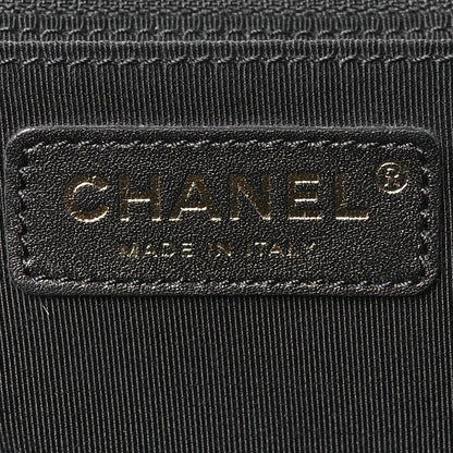 Chanel Calfskin Quilted Small XXL Travel Flap Bag Black 6 of 10