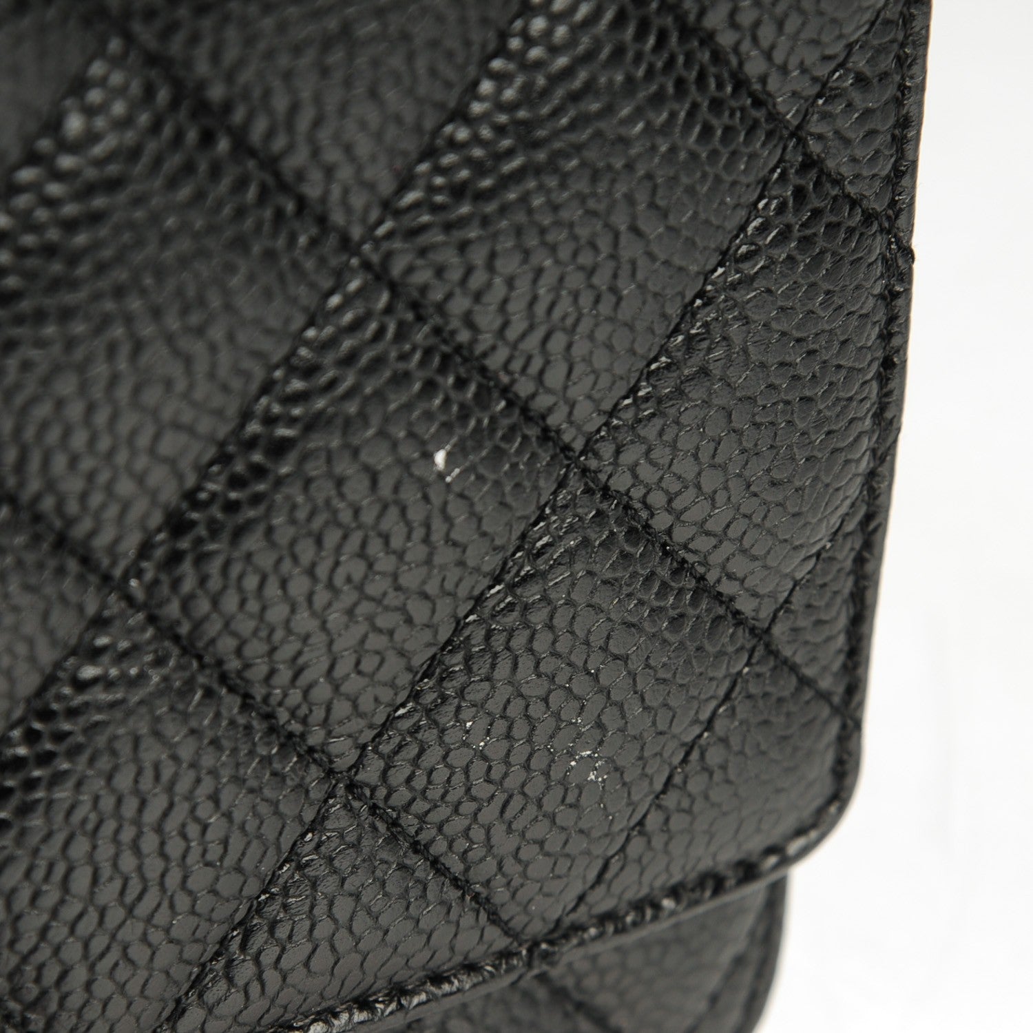 Chanel Caviar Quilted Wallet On Chain WOC Black 9 of 9