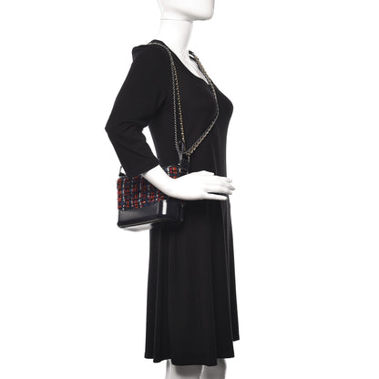 Chanel Tweed Calfskin Small Gabrielle Hobo Navy 3 of 14