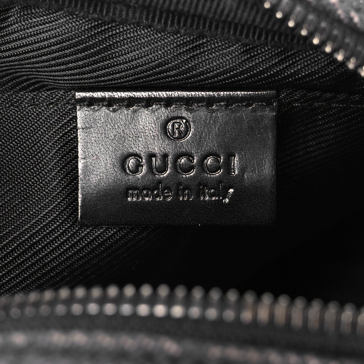 GG Monogram Crossbody Bag Black