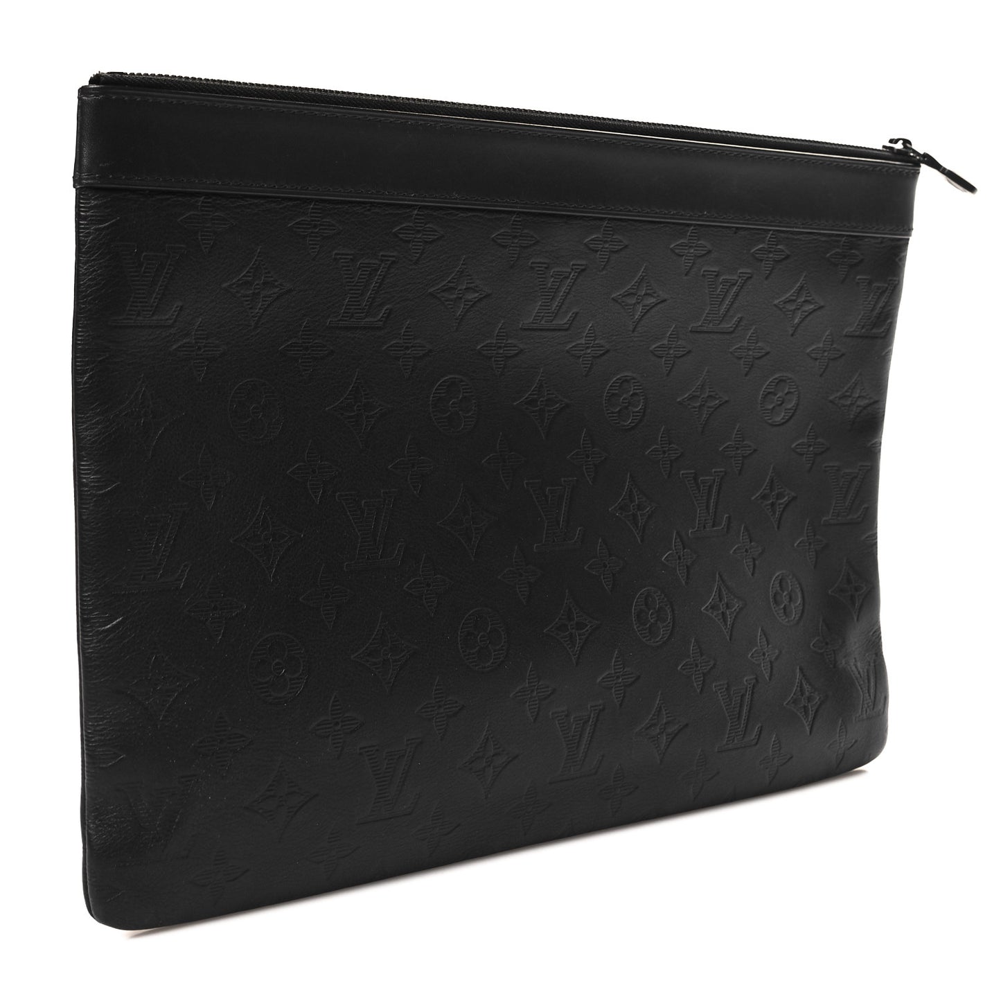 Calfskin Monogram Shadow Discovery Pochette Black