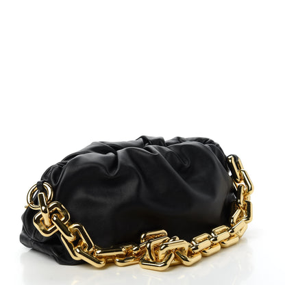 Bottega Veneta Calfskin The Pouch Chain Black 3 of 13