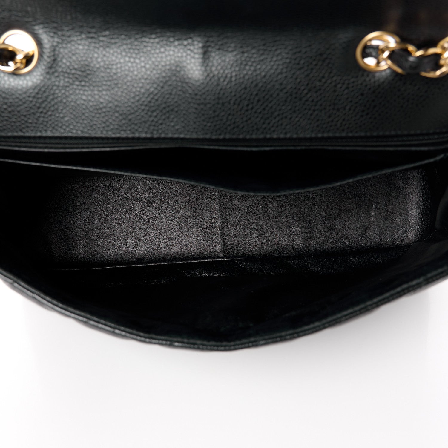 Chanel Caviar Quilted Jumbo Single Flap Black 5 of 11