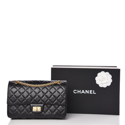 Chanel Aged Calfskin Quilted 2.55 Reissue 225 Flap Black 13 of 13