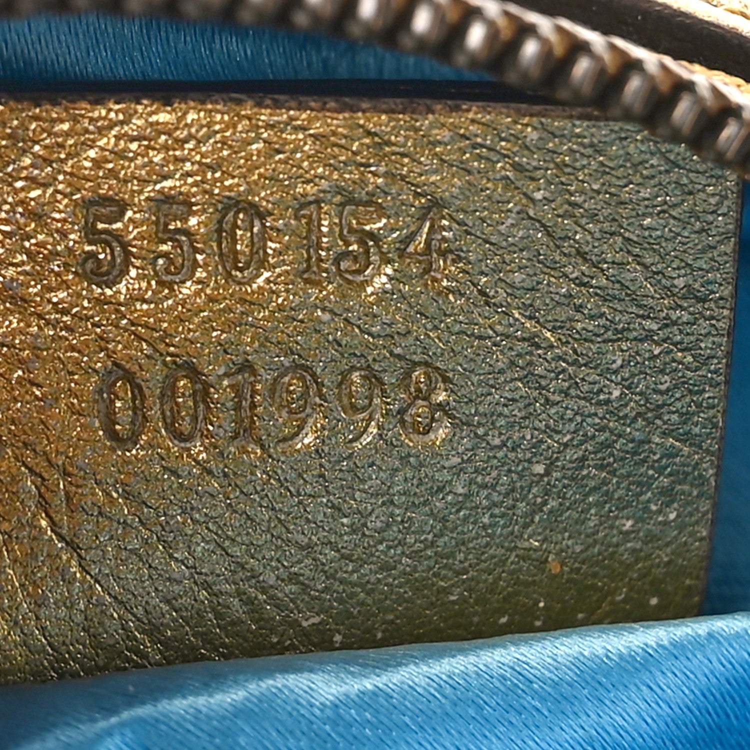 Gucci Metallic Nappa Matelasse Heart Mini GG Marmont Round Shoulder Bag Oro Vecchio Rosa 7 of 9
