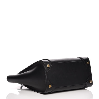 Celine Smooth Calfskin Micro Luggage Black 4 of 9