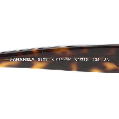 Chanel Acetate CC Sunglasses 5203 Tortoiseshell 5 of 7