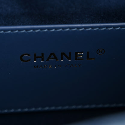Chanel Washed Denim Quilted Small Chanel 25 Handbag Blue 6 of 10