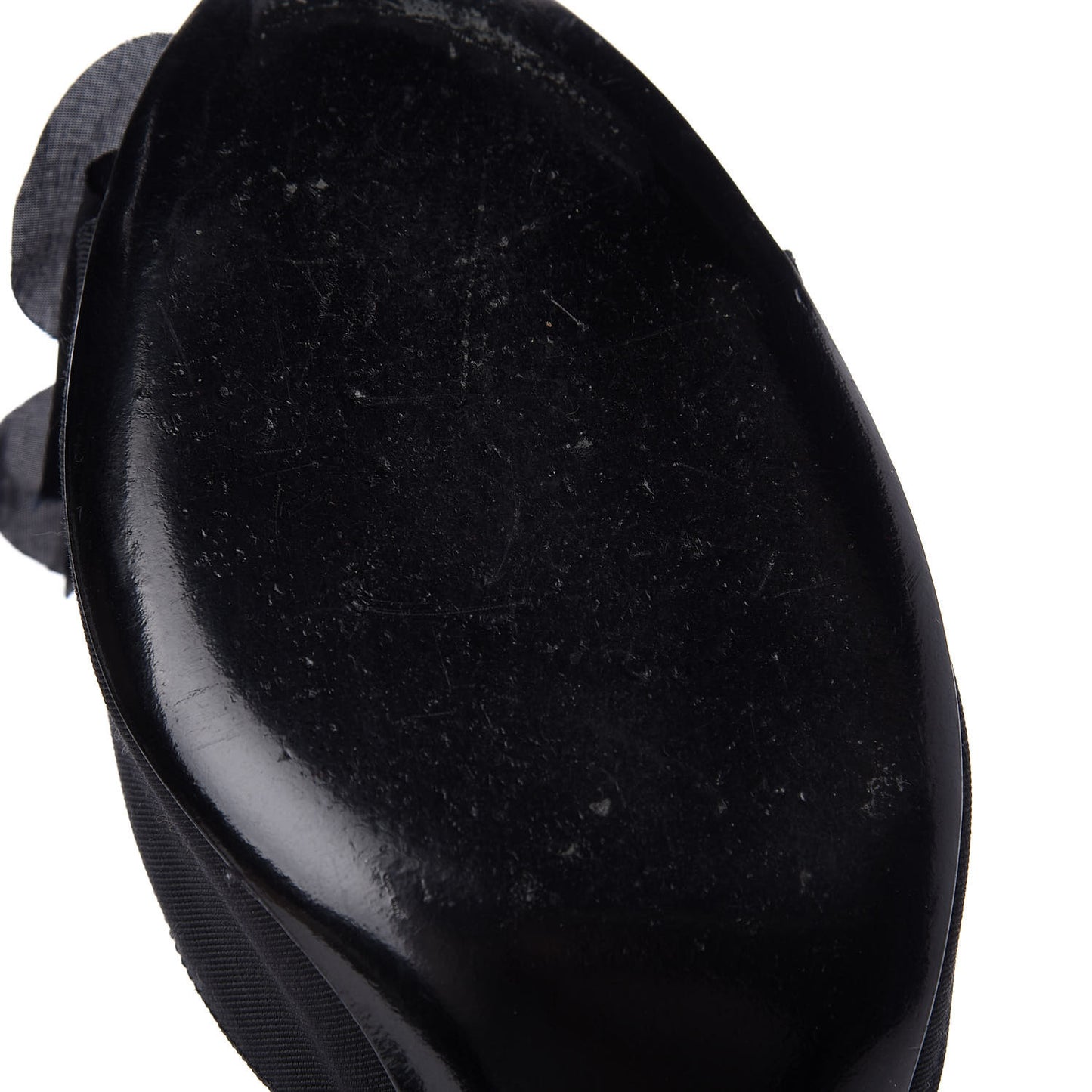 Metal Silk Grosgrain Camellia Mules 39 Black
