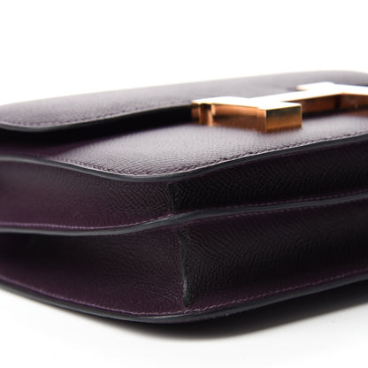 Hermes Epsom Constance 18 Raisin 6 of 11