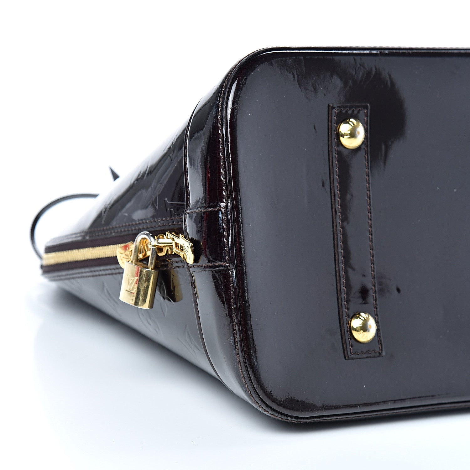 Louis Vuitton Vernis Alma GM Amarante 8 of 23