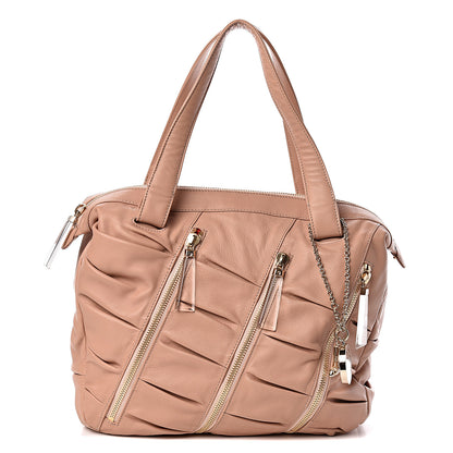 Christian Louboutin Cafskin Medium Pillow Softy Satchel Nude 1 of 9