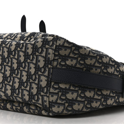 Christian Dior Oblique Soft Saddle Bag Beige Black 8 of 8