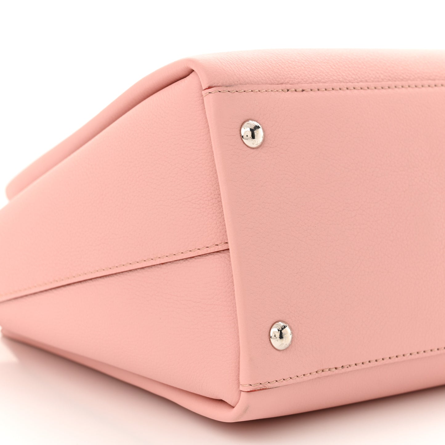 Calfskin Lockmeto Rose Poudre