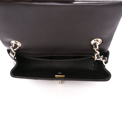 Chanel Lambskin Quilted Mini Rectangular Flap Dark Brown 5 of 11
