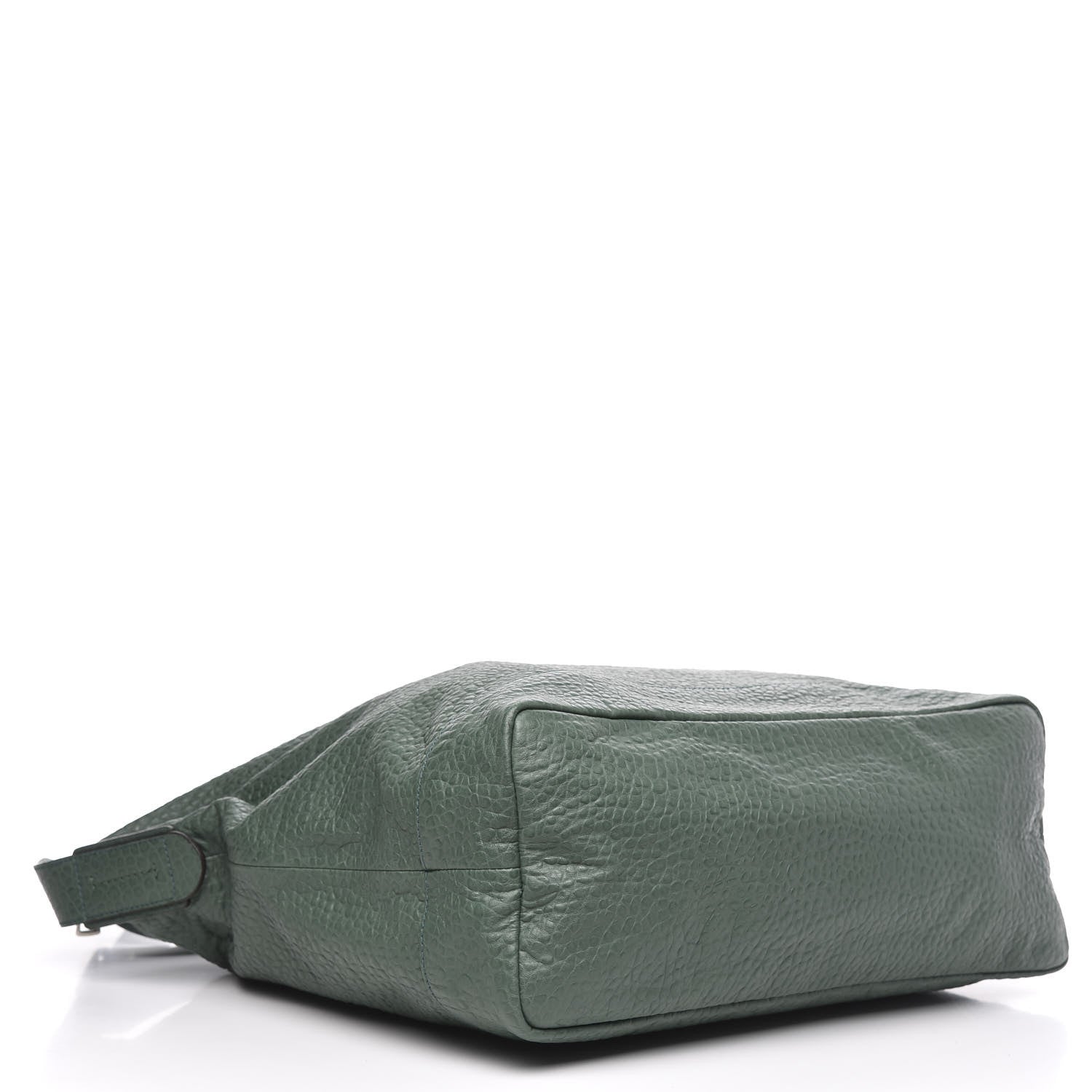 Gucci Pebbled Calfskin Large Mens Messenger Green 4 of 10