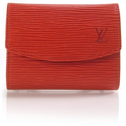 Louis Vuitton Epi Coin Purse Wallet Red 1 of 8
