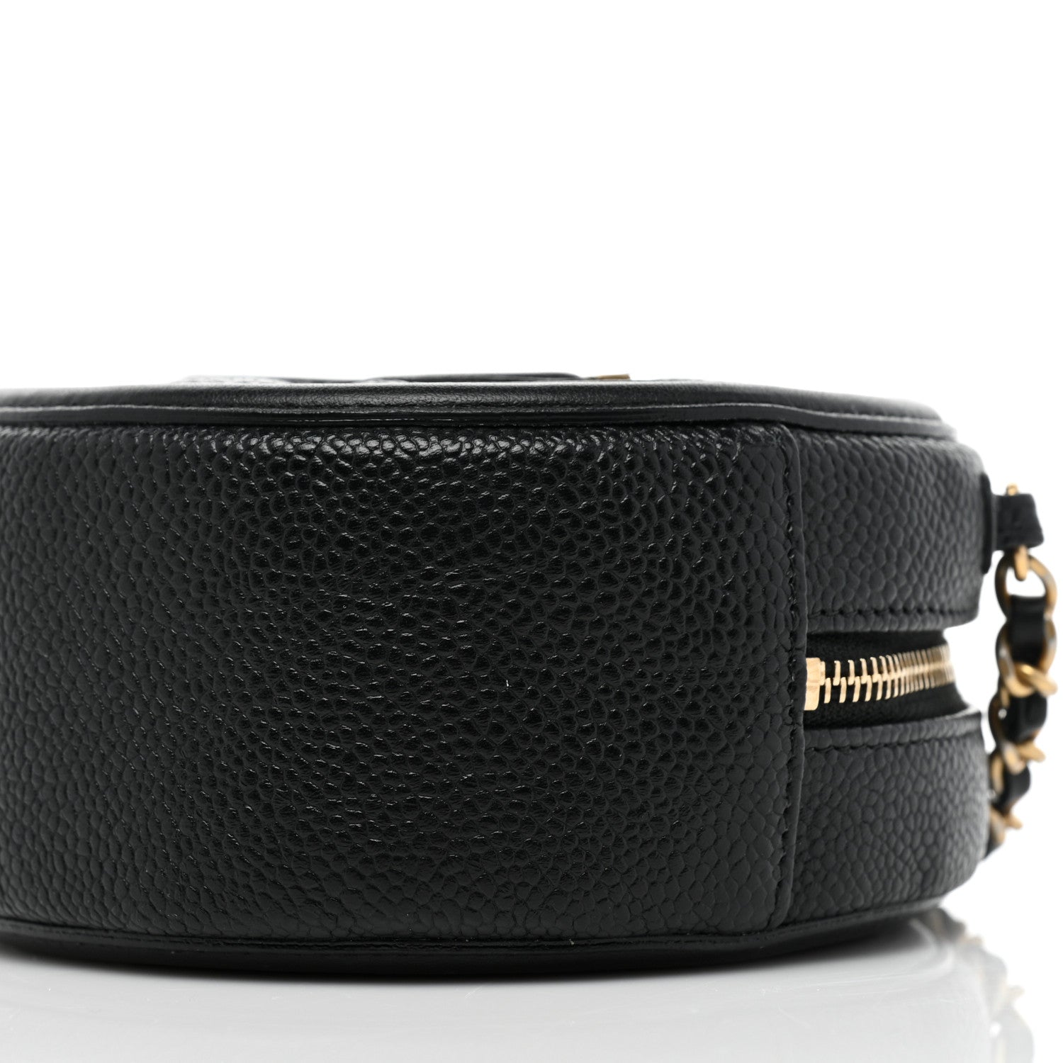 Chanel Caviar Quilted Round Filigree Crossbody Black 8 of 8