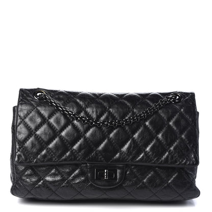 Chanel Aged Calfskin Quilted 2.55 Reissue 226 Flap So Black 1 of 9