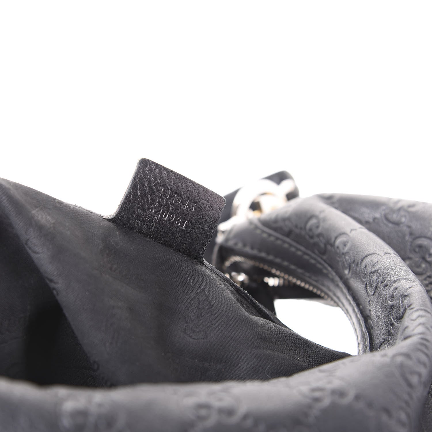 Gucci Guccissima Large GG Twins Hobo Black 8 of 11
