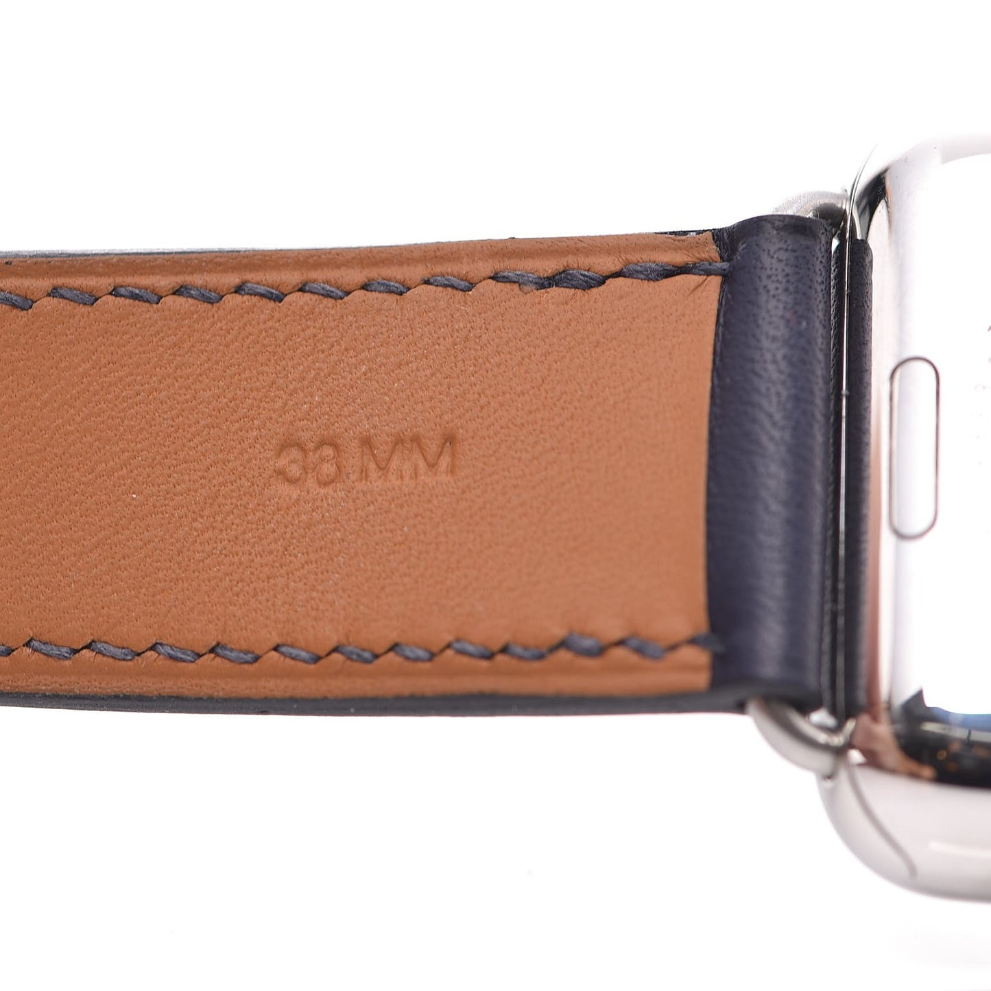 Gala 38mm Series 3 Apple Watch Eperon d’Or Bleu Marine