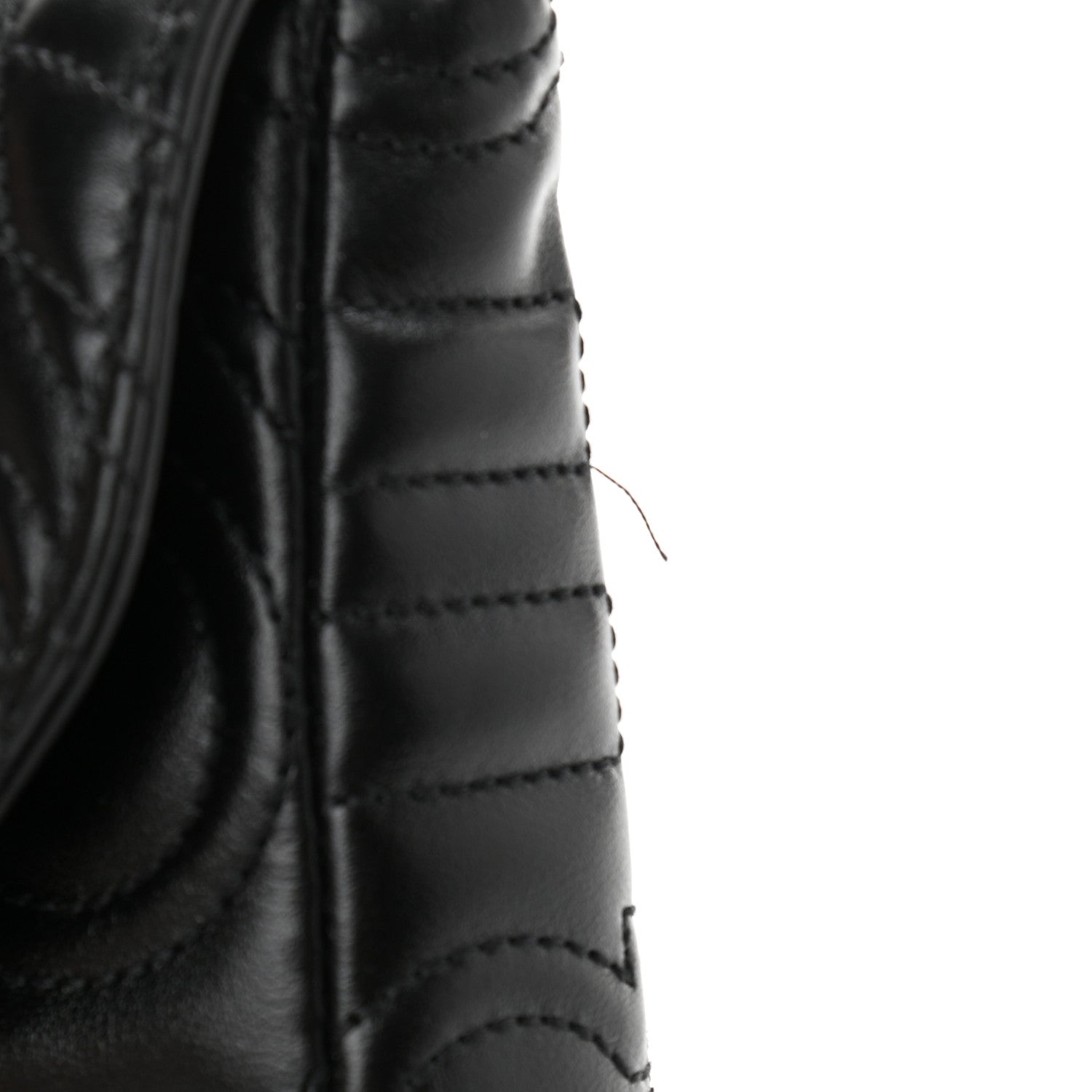 Salvatore Ferragamo Calfskin Quilted Gancini Mini Bag Black 11 of 12
