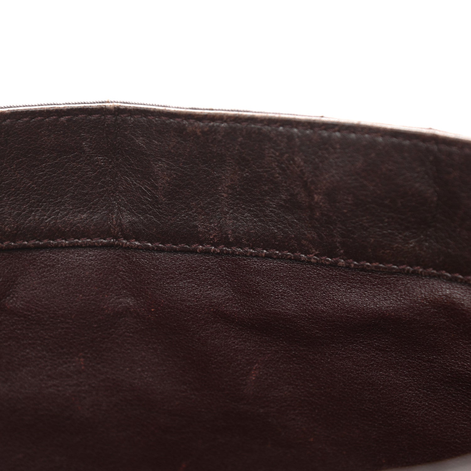 Chanel Canvas Calfskin Chocolate Bar Quilted CC Shoulder Bag Dark Brown 11 of 15