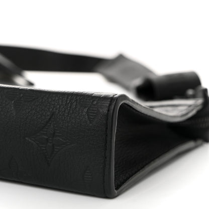 Louis Vuitton Calfskin Monogram Shadow Gaston Wearable Wallet 9 of 12