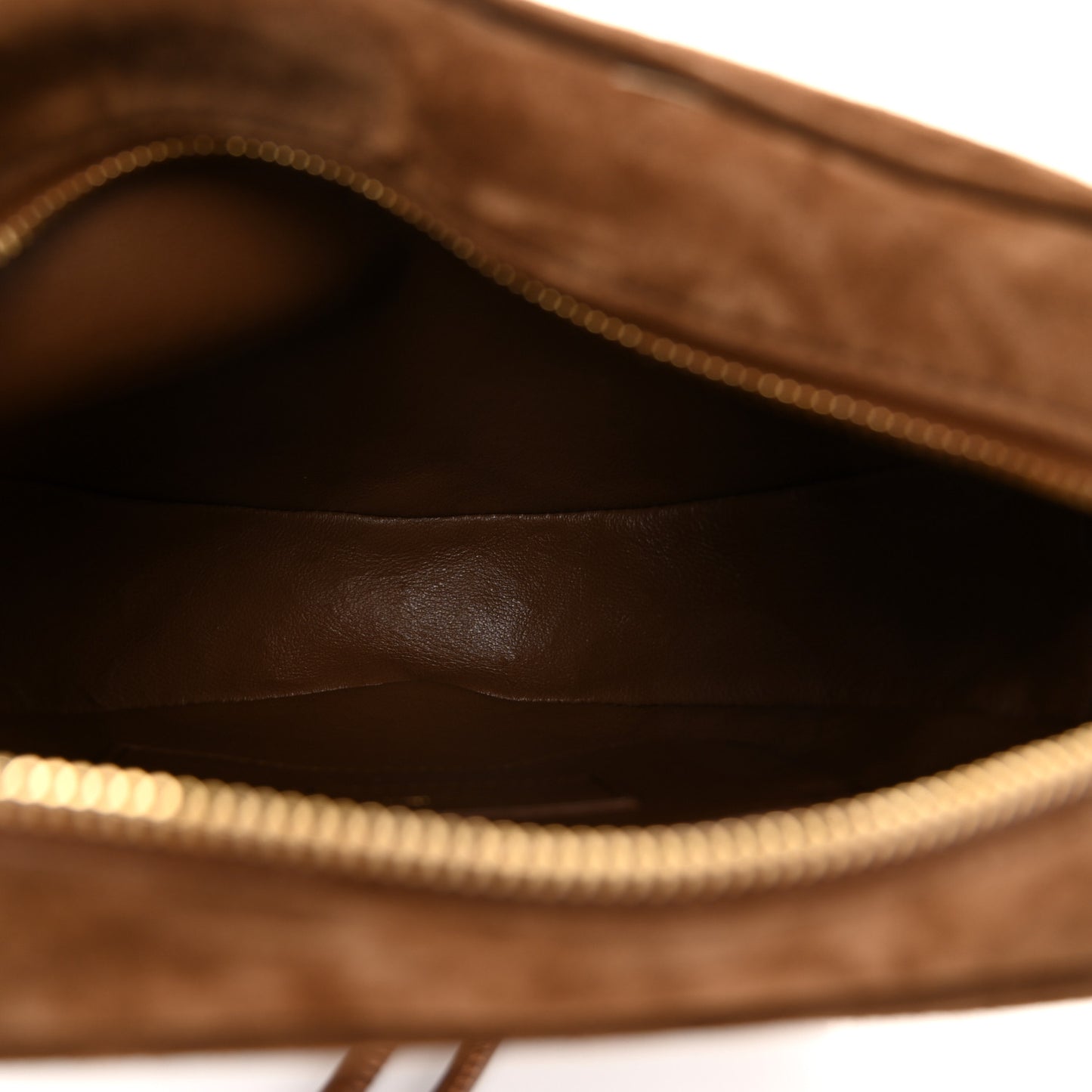 Velvet Suede Le Monogramme Coeur Crossbody Brown
