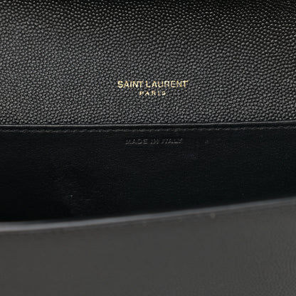 Saint Laurent Grain De Poudre Uptown Chain Wallet Black 8 of 14