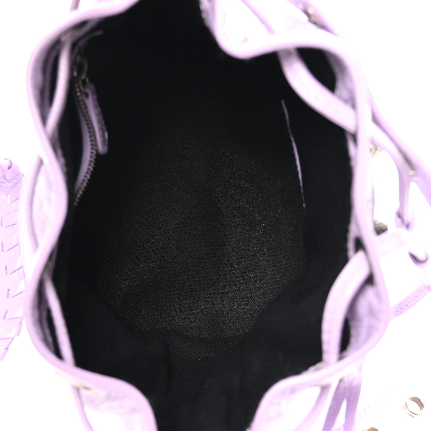 Balenciaga Agneau Arena Le Cagole Bucket Bag XS Lilac 5 of 10