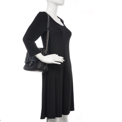 Chanel Caviar Quilted Medium Rock In Rome Single Flap Black 2 of 12