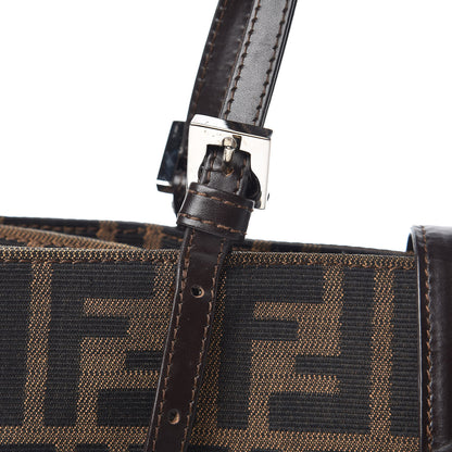 Fendi Zucca Tote Tobacco 12 of 13