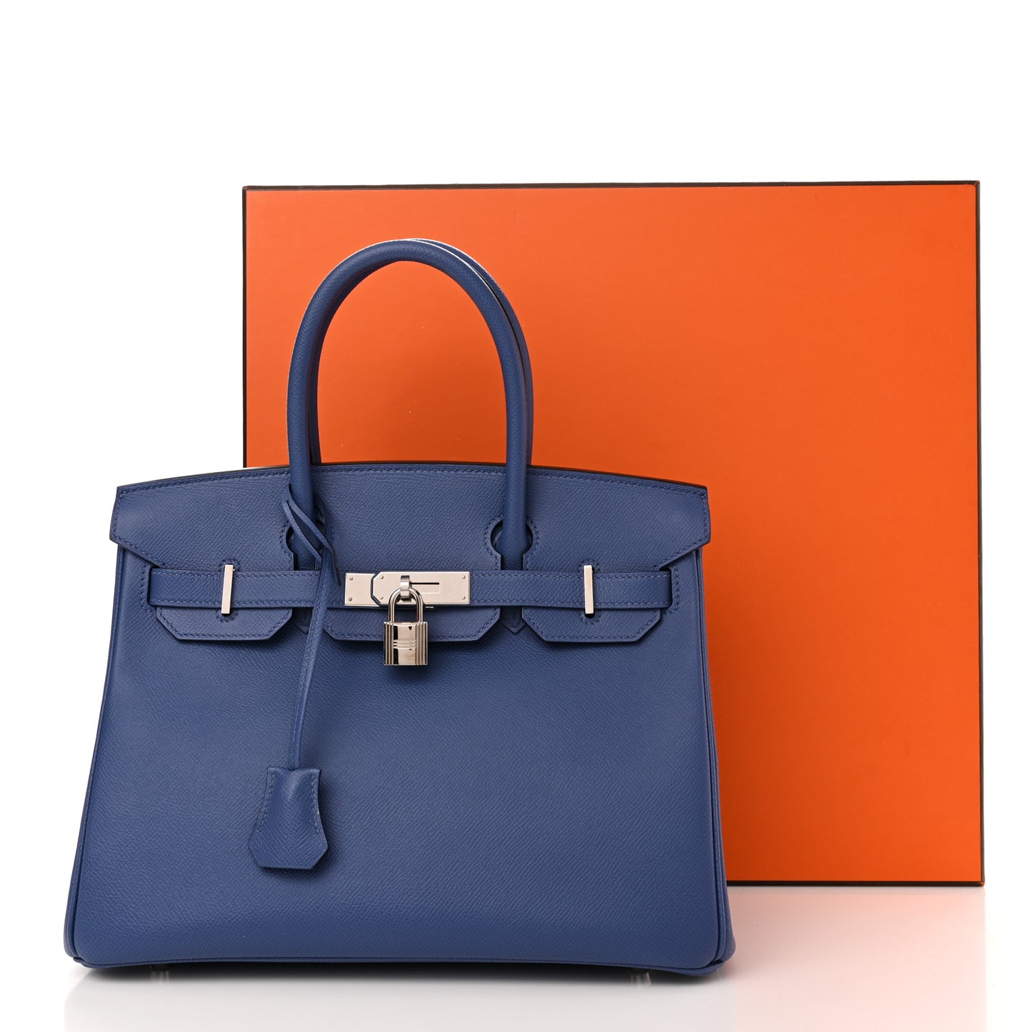 Epsom BIRKIN 30 Bleu Brighton