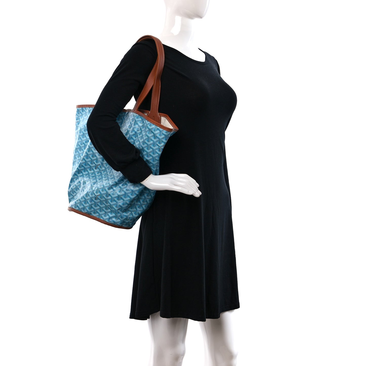 Goyardine Reversible Belharra Light Blue