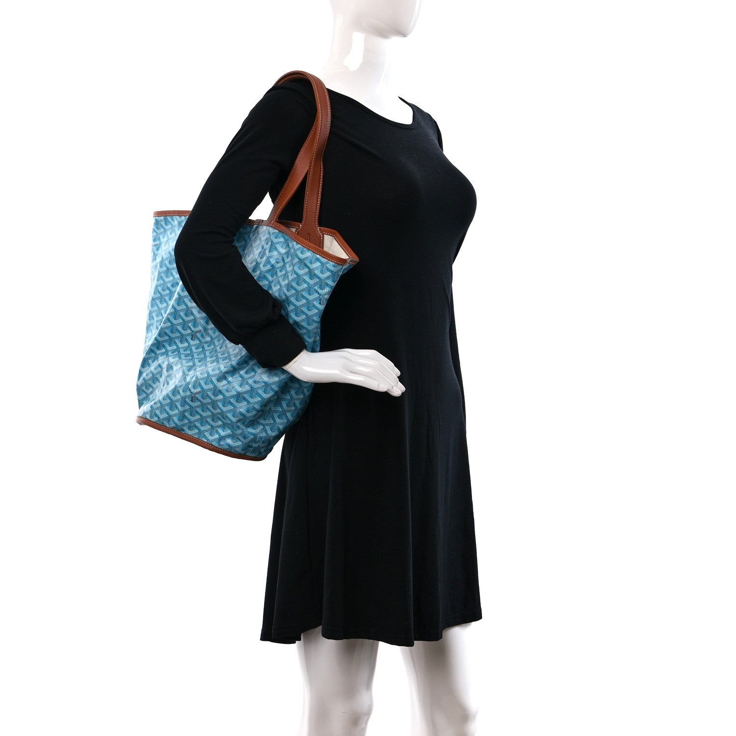 Goyard Goyardine Reversible Belharra Light Blue 2 of 8