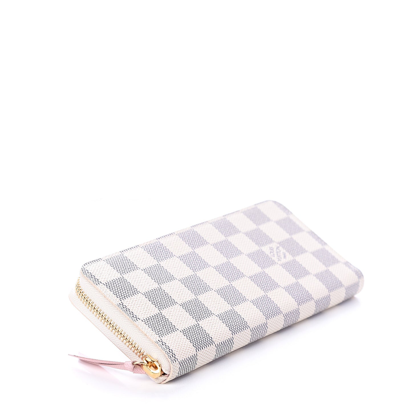 Damier Azur Clemence Wallet Rose Ballerine