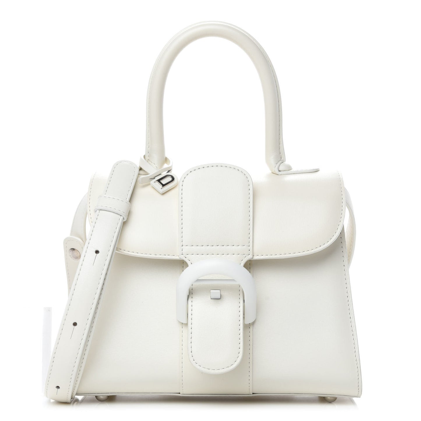 Calfskin Mini Brillant Satchel Ivory