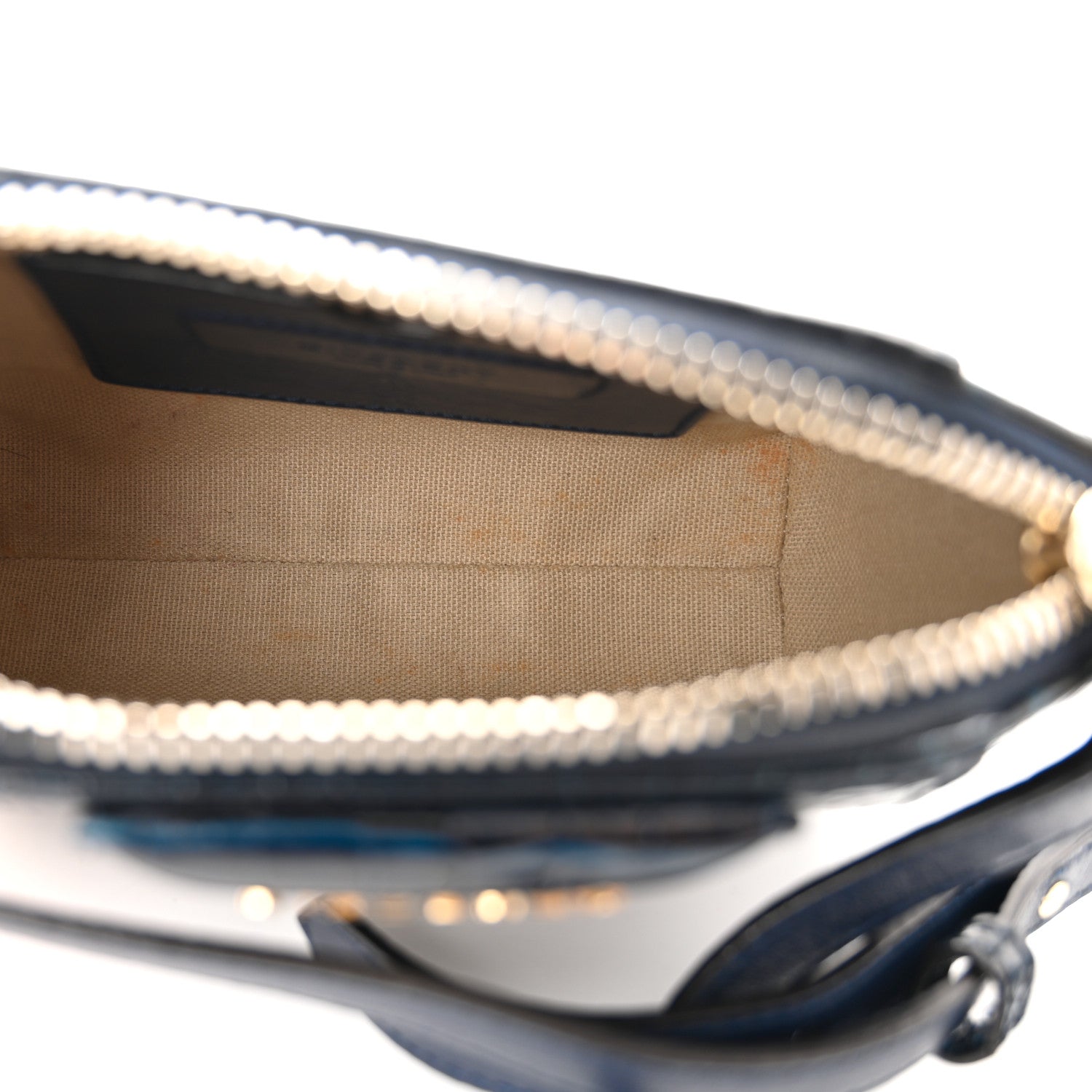 Givenchy Calfskin Crocodile Embossed Nano Antigona Navy 5 of 9