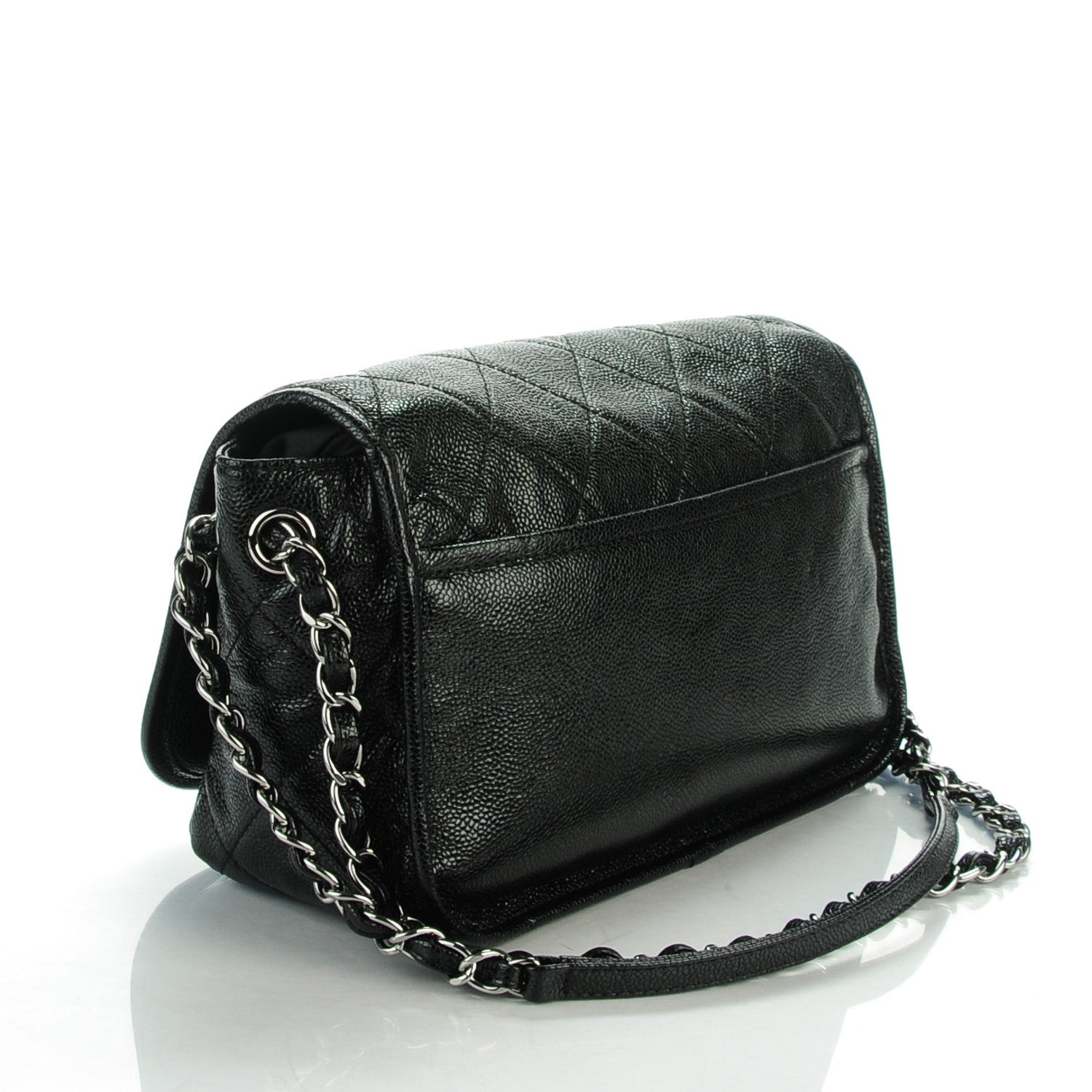 Chanel Grained Calfskin Medium Natural Beauty Messenger Black 3 of 7