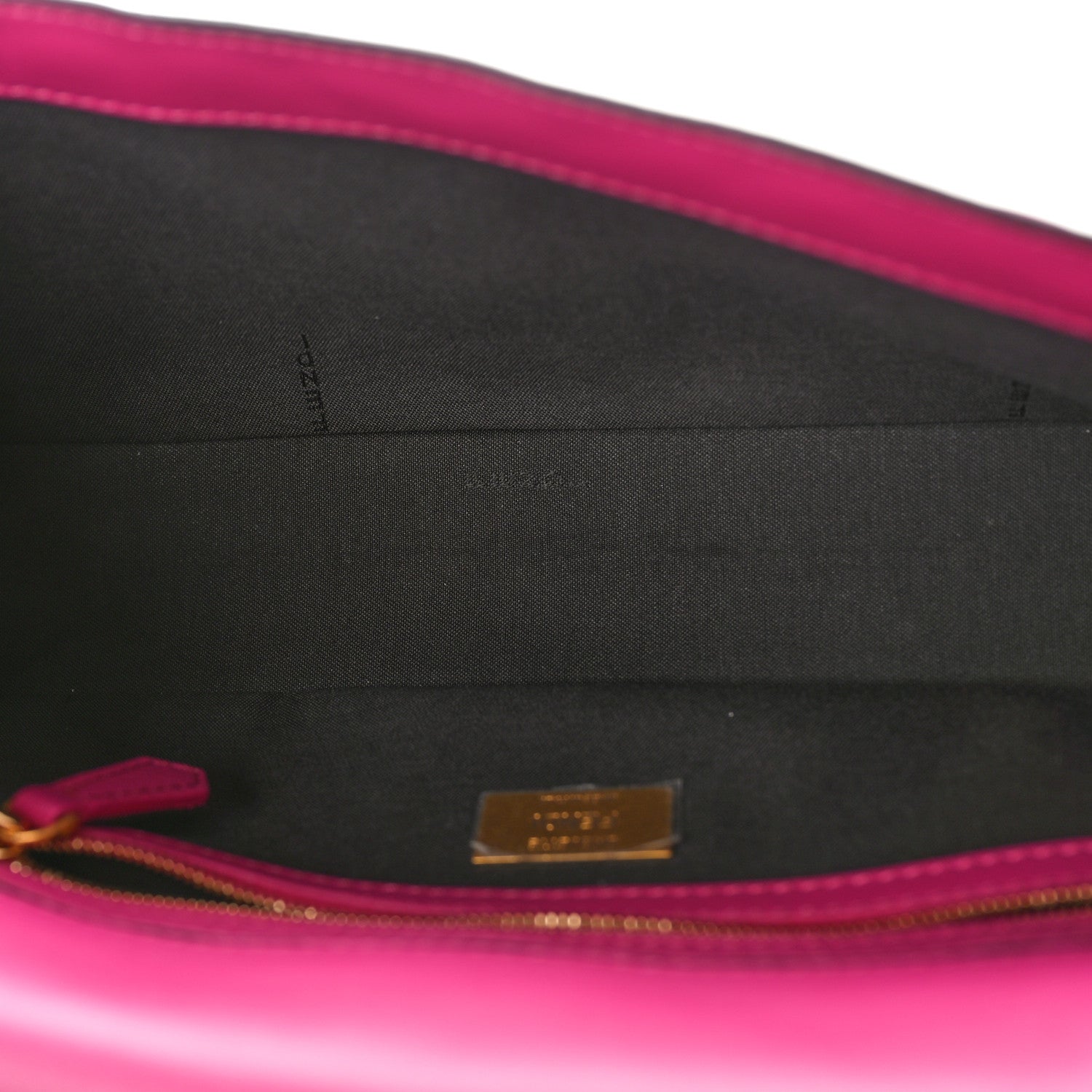 Fendi Nappa FF 1974 Embossed Baguette Ciclamino Pilar 5 of 10