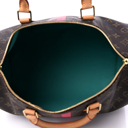 Louis Vuitton Monogram My LV Heritage Speedy Bandouliere 35 Fuchsia Bordeaux 5 of 12